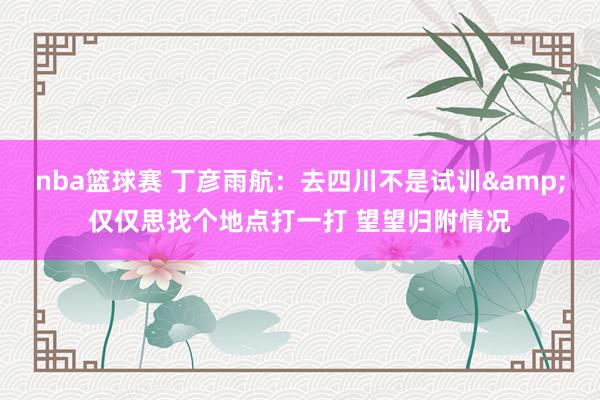 nba篮球赛 丁彦雨航：去四川不是试训&仅仅思找个地点打一打 望望归附情况