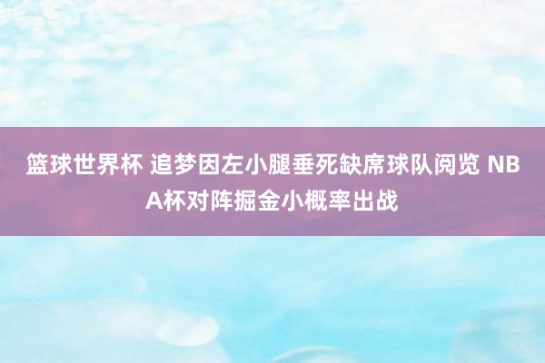 篮球世界杯 追梦因左小腿垂死缺席球队阅览 NBA杯对阵掘金小概率出战